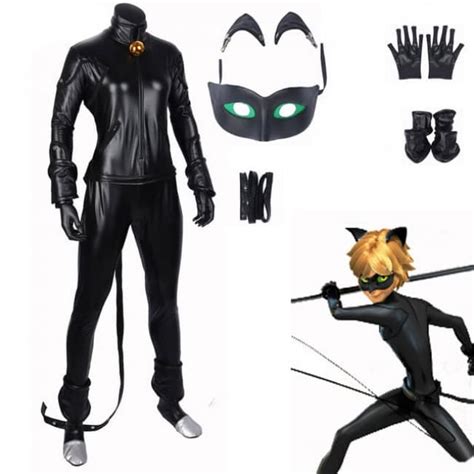 cat noir costume mens